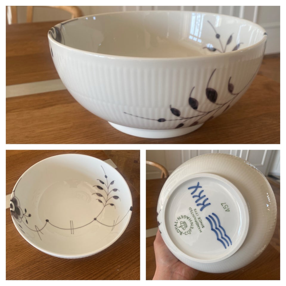 Porcelæn, Fad, skål