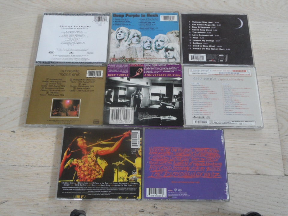 DEEP PURPLE: 8 CD MED DEEP PURPLE,