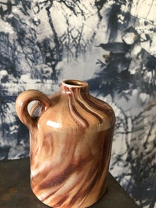 Keramik Vase med smuk løbeglasur