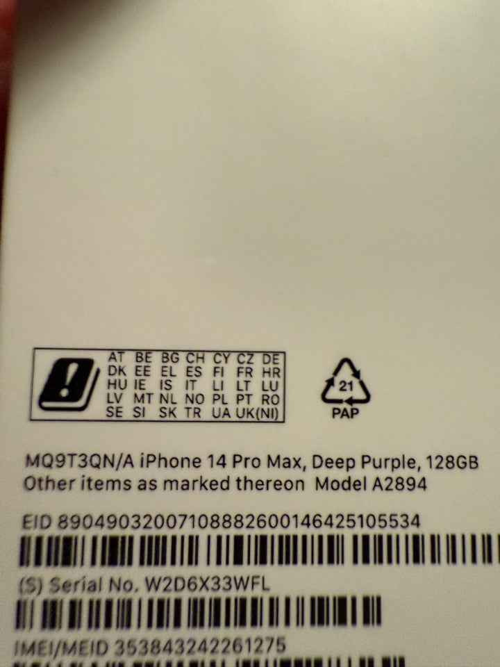 iPhone 14 Pro Max, 128 GB, Perfekt