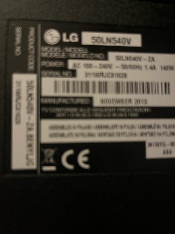 LED, LG, 50LN540V