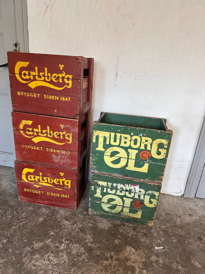 Ølkasser Carlsberg og Tuborg