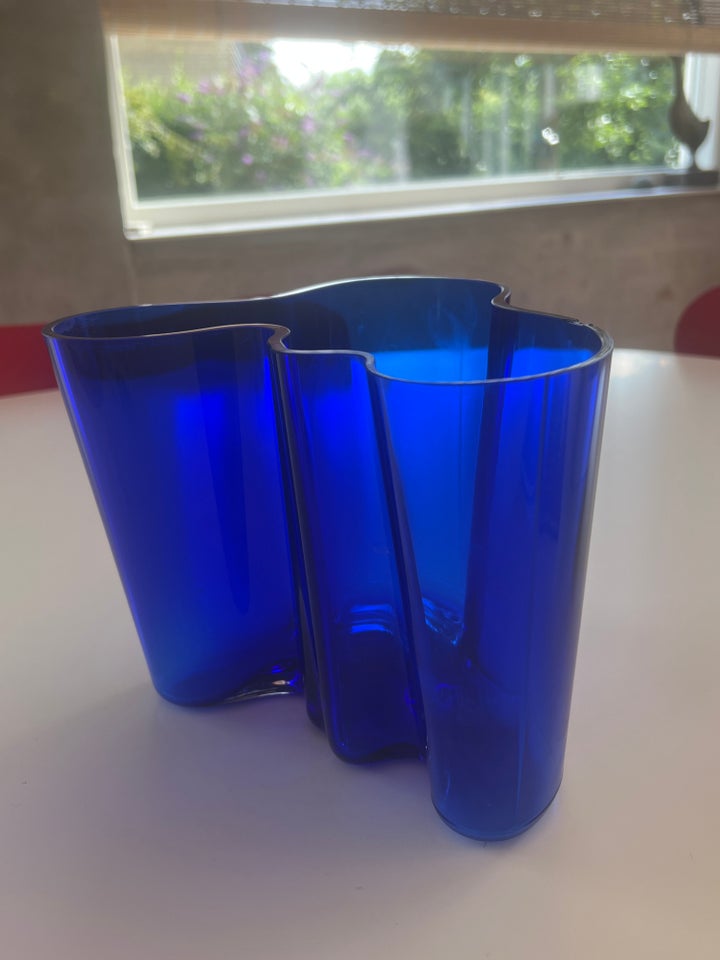 Glas Vase højde 16cm Alvar Aalto