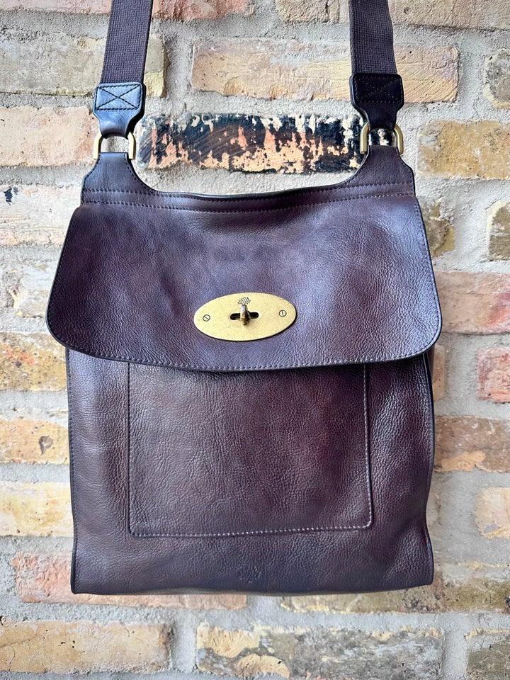 Crossbody, Mulberry, læder