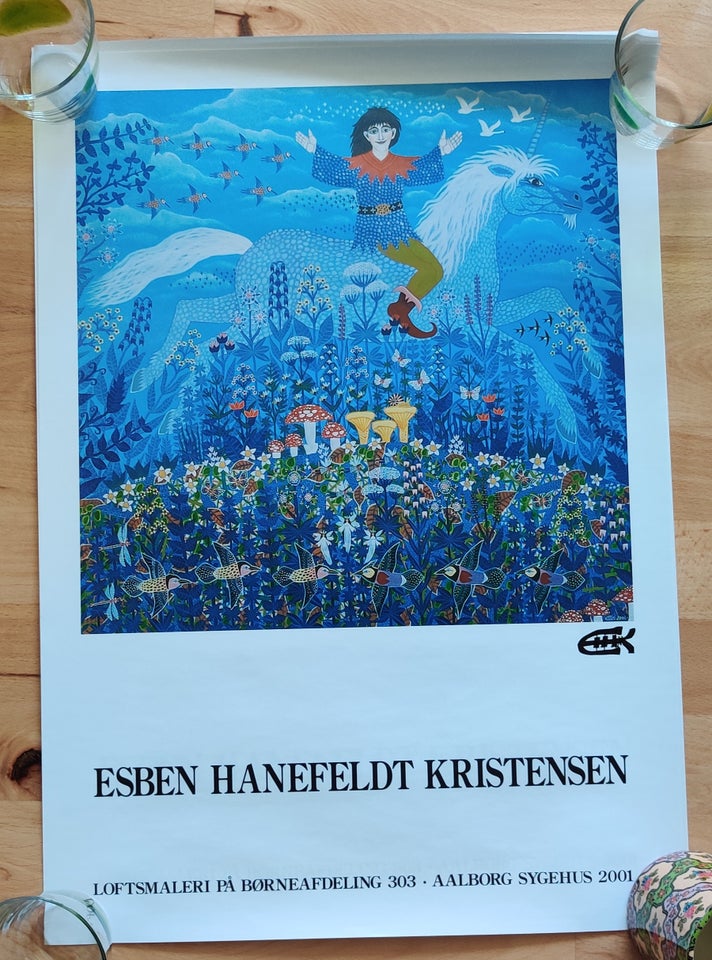 Plakat  Esben Hanefelt  b: 42 h: 60