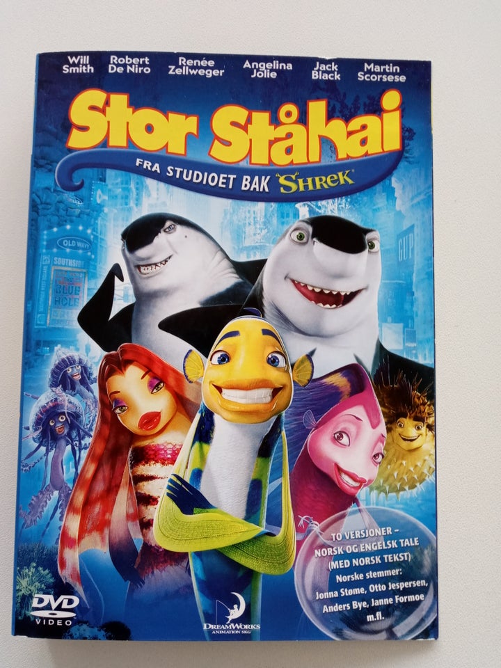 Stor ståhaj, DVD, familiefilm