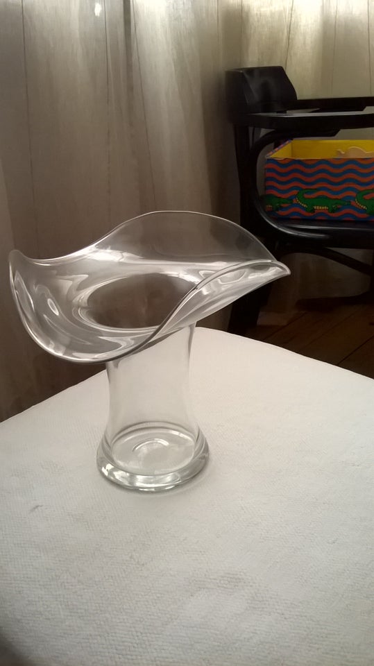 Glas, Skulpturvase fra 70'erne,