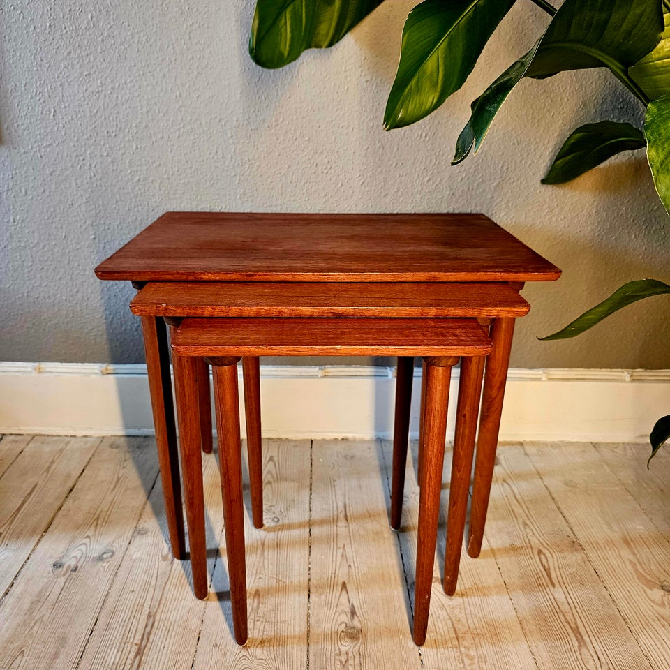 Retro indskudsborde Teak