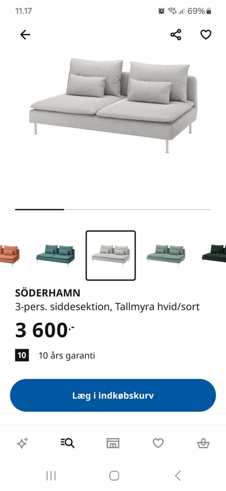 3-pers. Soderhamn, Ikea