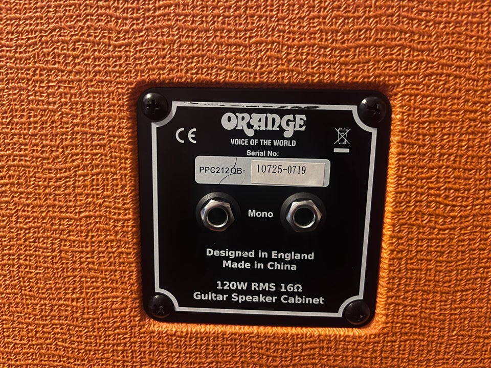 Guitarkabinet, Orange PPC212, 120