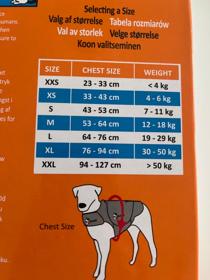 Hundebeklædning Thunder shirt