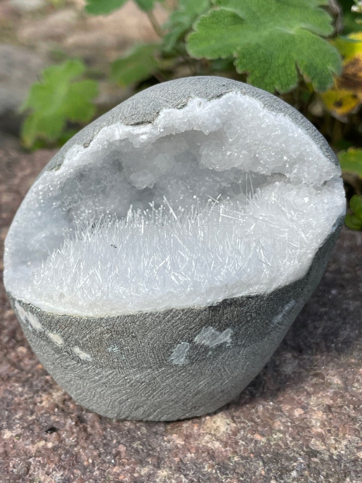 Smykker og sten Scolesit geode