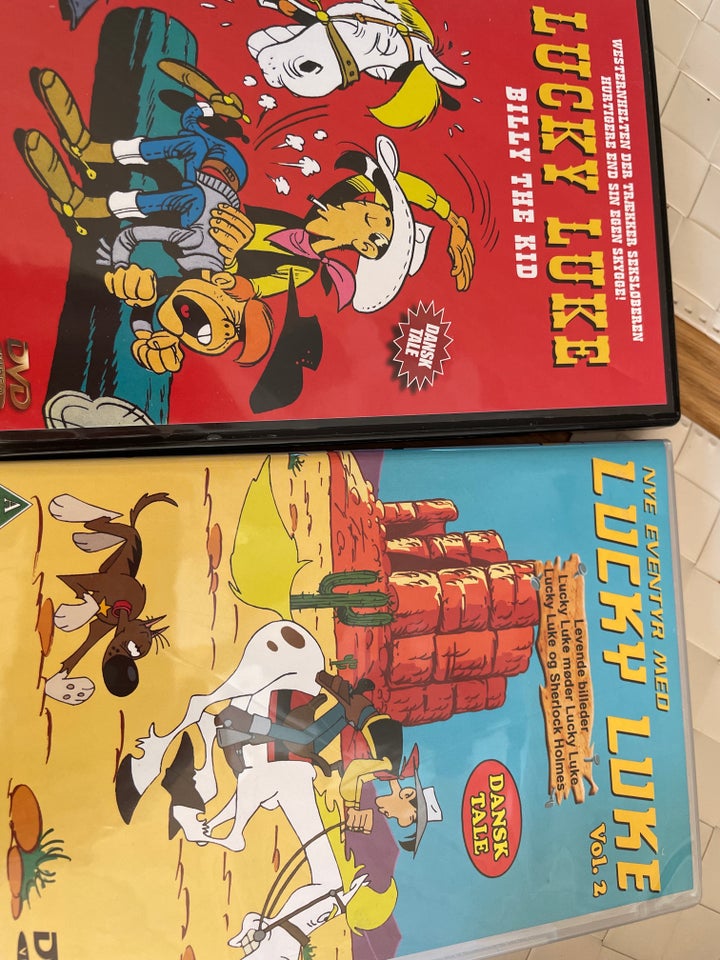 Lucky Luke, DVD, tegnefilm