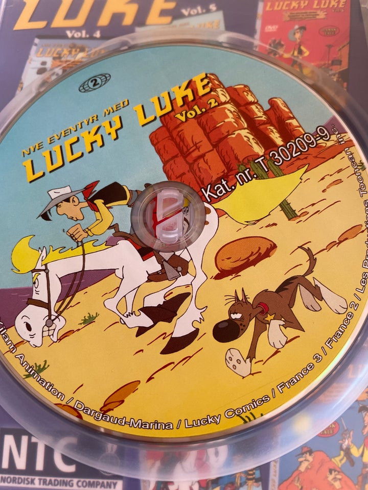 Lucky Luke, DVD, tegnefilm