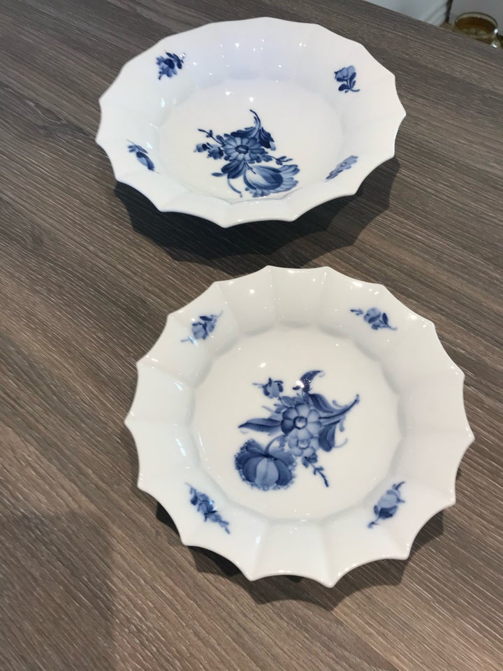 Porcelæn, Skåle, Blå Blomst