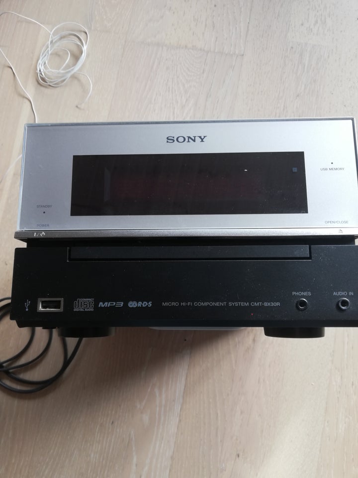 AM/FM radio, Sony, HCD-BX30R