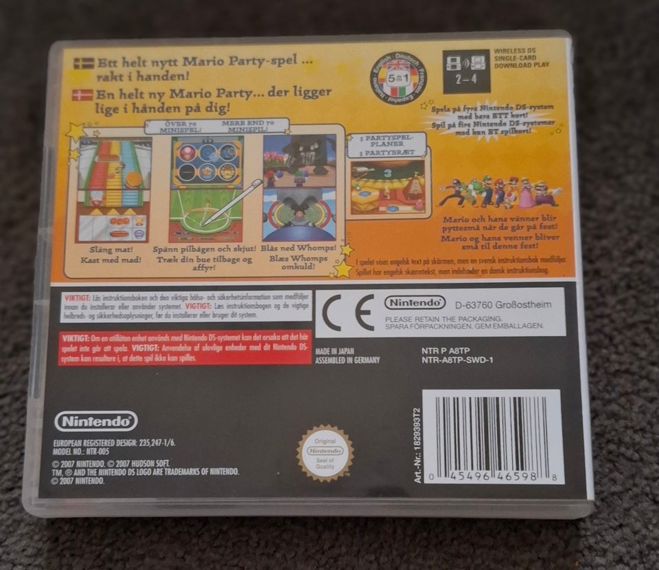 Mario Party DS, Nintendo DS, anden