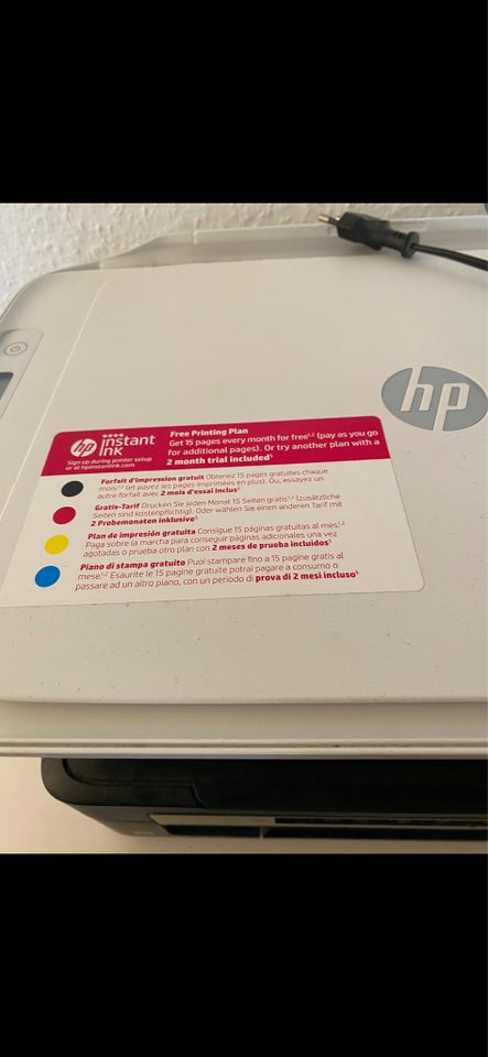 Blækprinter, m. farve, HP  EPSON