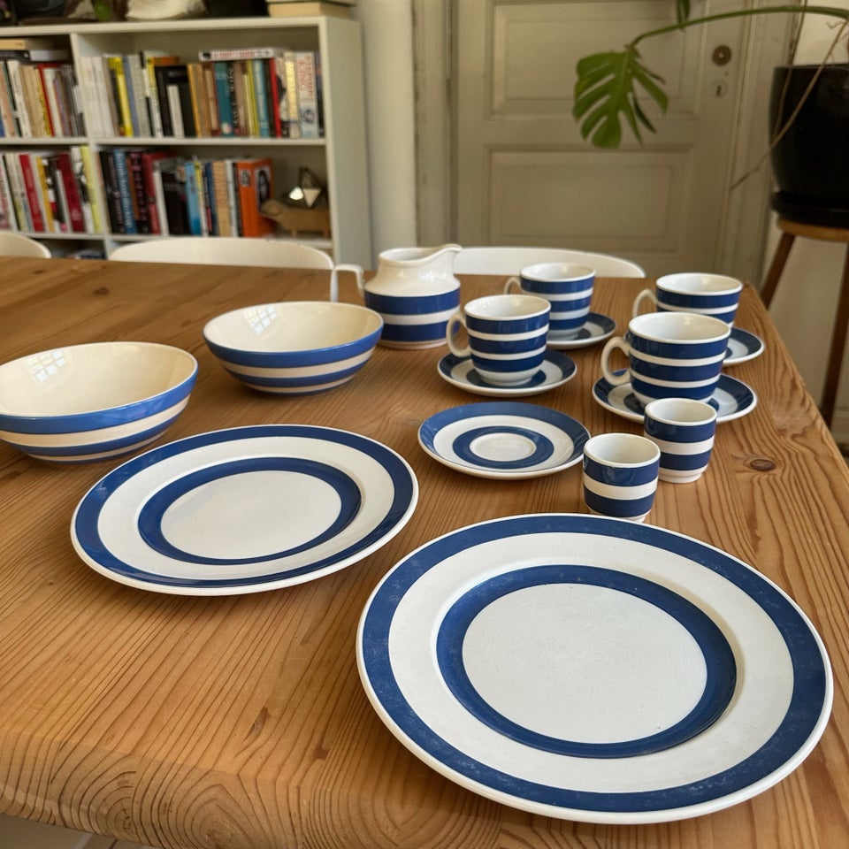 Fajance Cornishware stel