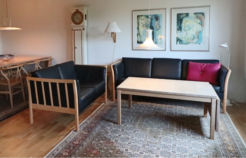 Sofa læder 3 pers