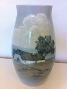 Porcelæn antik vase med