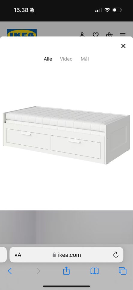 Enkeltseng, Ikea Brimnes