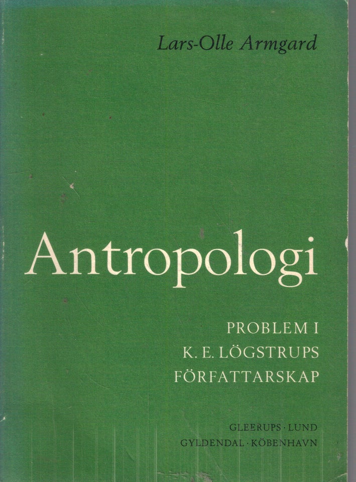 Antropologi., Af Armgard,