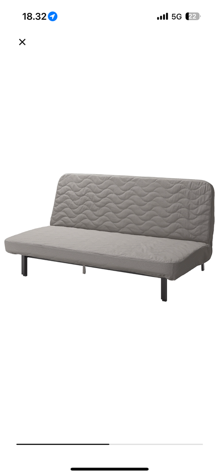 Sovesofa, NYHAMN, b: 97 l: 200 h: 90