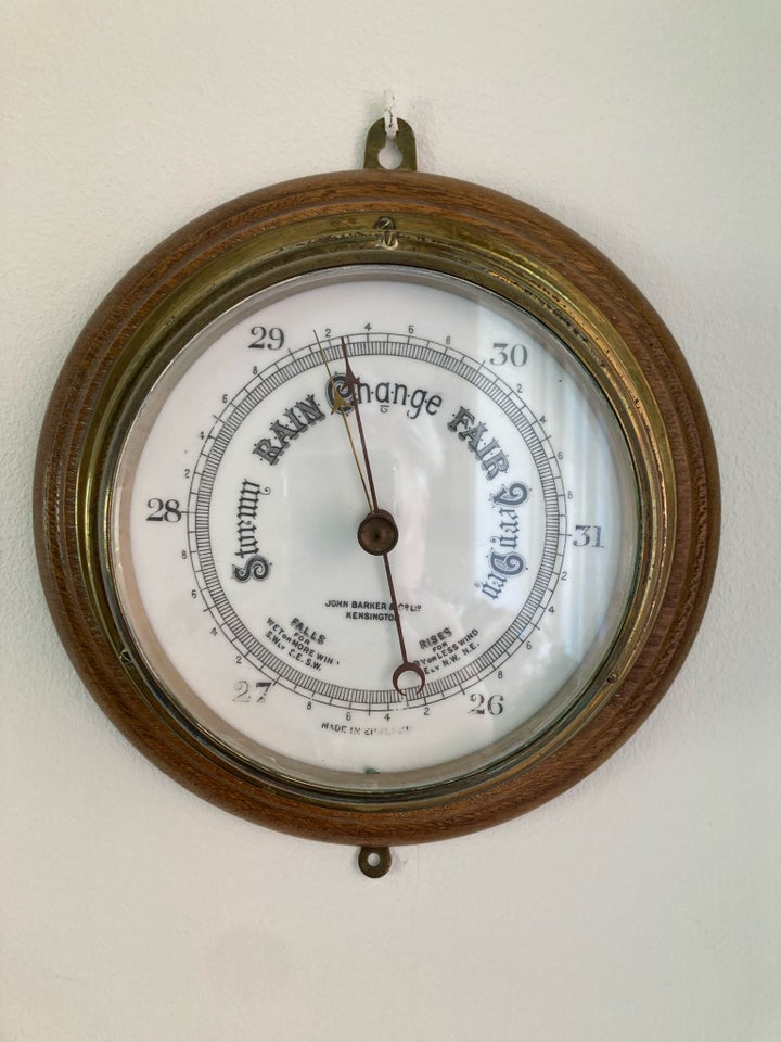 Barometer, John Barker  Co Ltd.