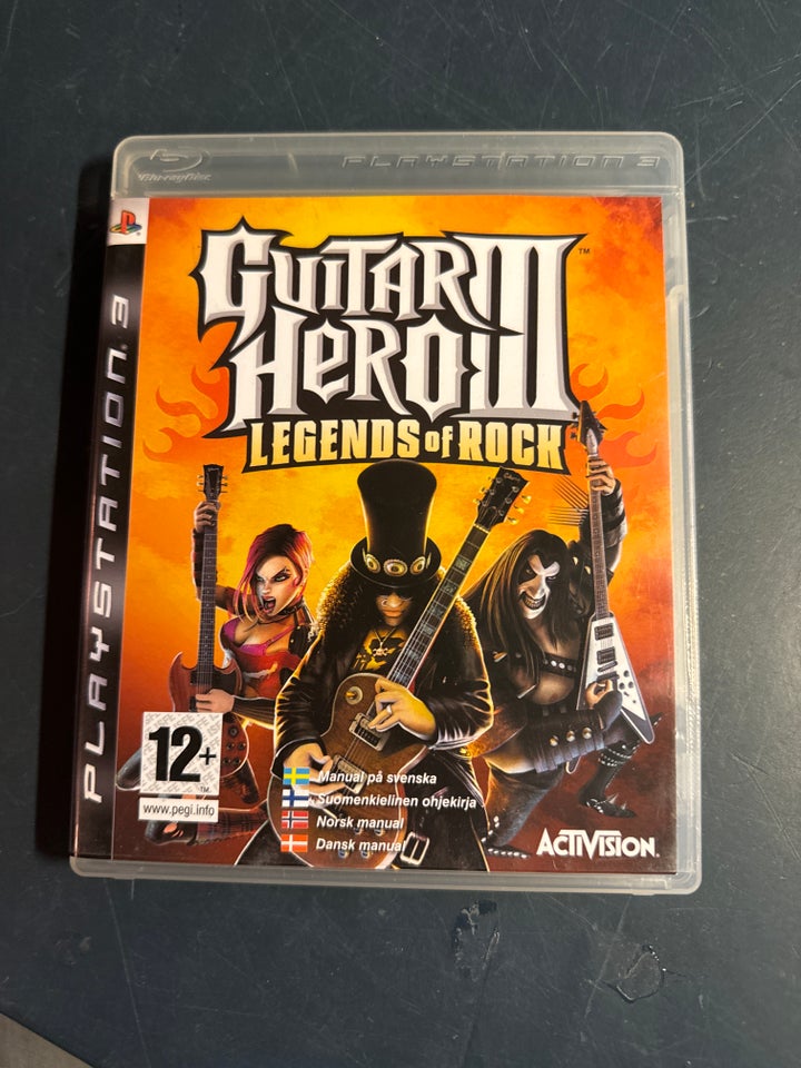 Guitar hero - legends of rock , PS3,