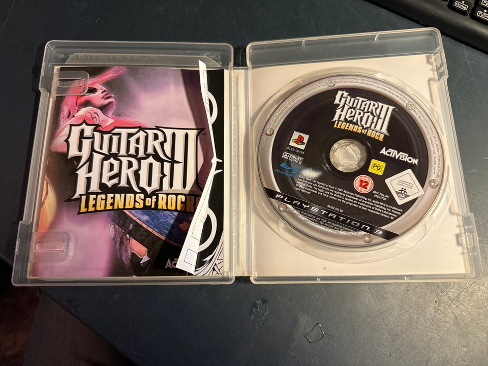 Guitar hero - legends of rock , PS3,