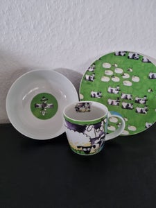 Porcelæn kop dyb og flad