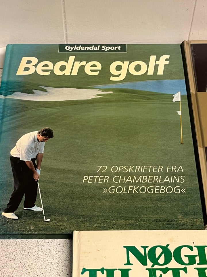 Diverse golf bøger, emne: hobby og