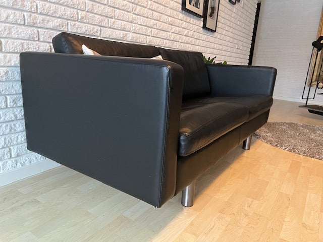 Sofa læder 2 pers