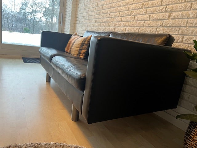 Sofa læder 2 pers