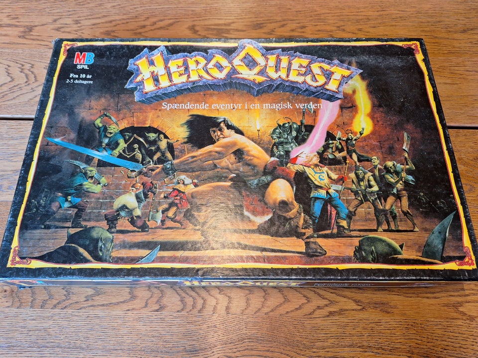 HeroQuest, Rollespil, brætspil