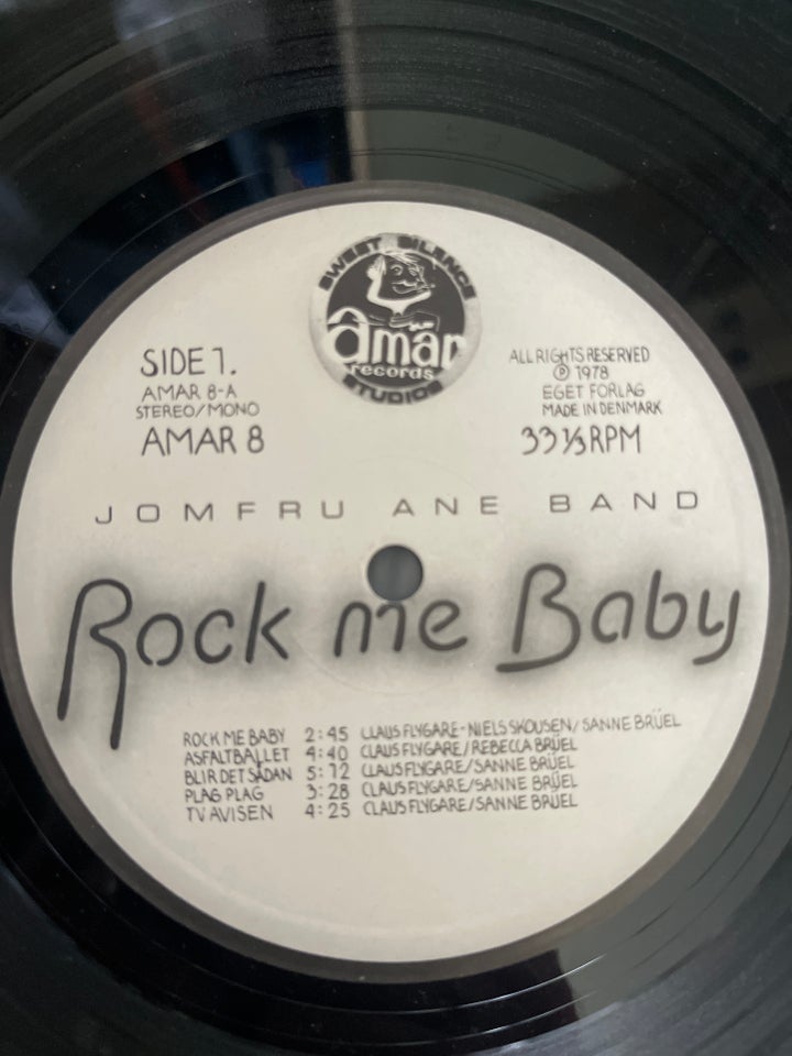 LP, Jomfru Ane band, Rock me Baby