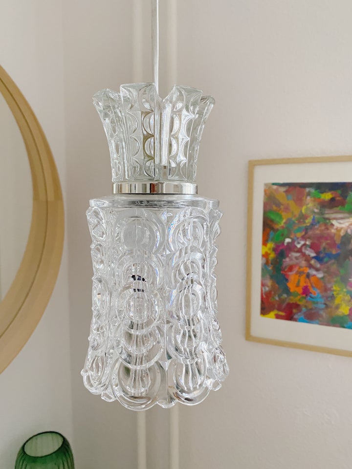 Anden loftslampe, Vintage glas