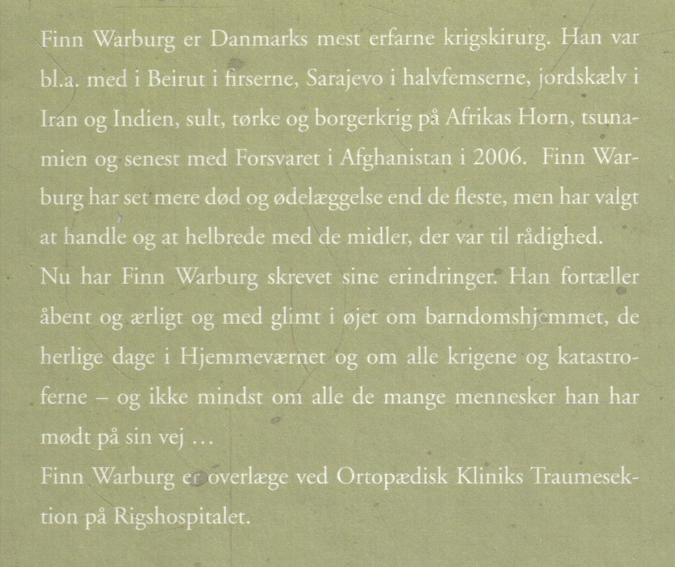 I fulde åndedrag , Af Finn Warburg