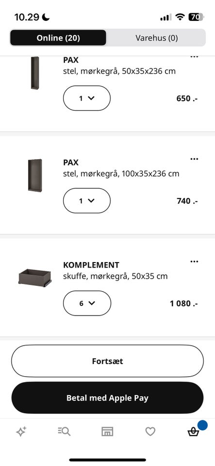 Garderobeskab, IKEA PAX