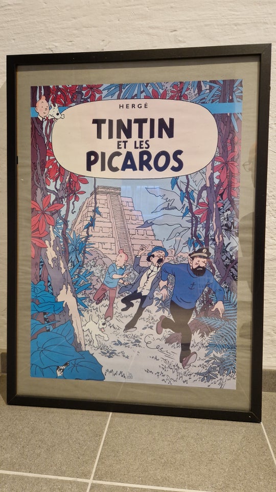 Plakat Herge motiv: Tintin et les