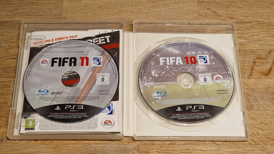 FIFA 11 (og FIFA 10 uden æske) PS3
