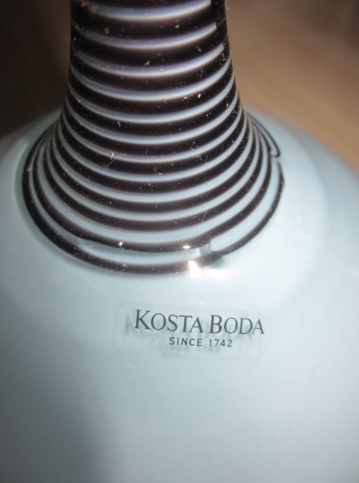 Sjælden vase Kosta Boda Kosta