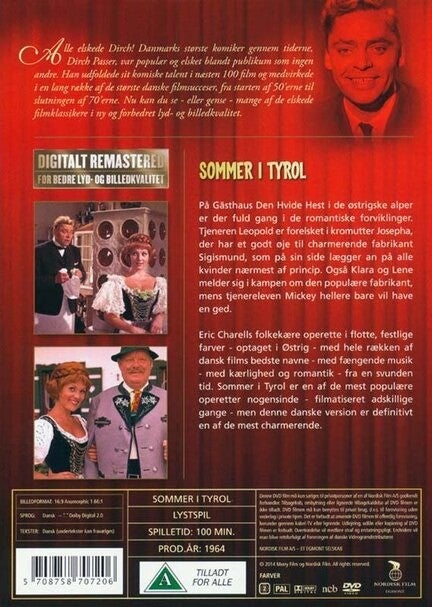 Sommer i Tyrol, DVD, andet