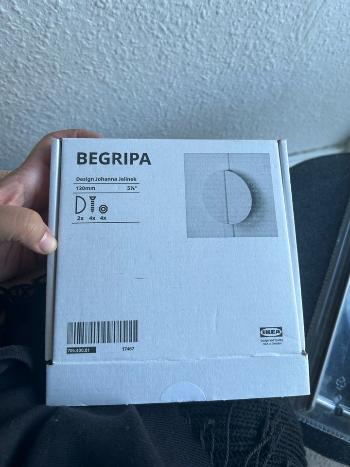 Håndtag, Ikea begripa