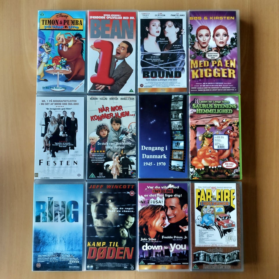 Anden genre, Diverse VHS Film