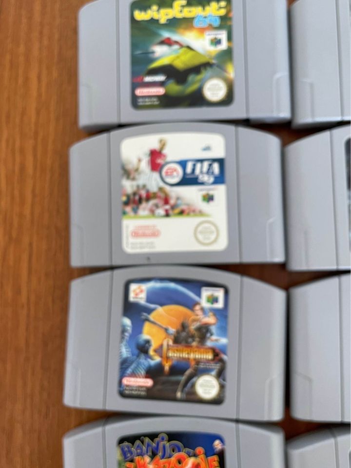 Forskellige Nintendo 64-spil