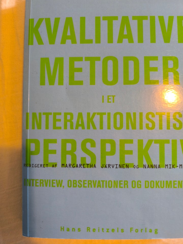 Kvalitative metoder i et