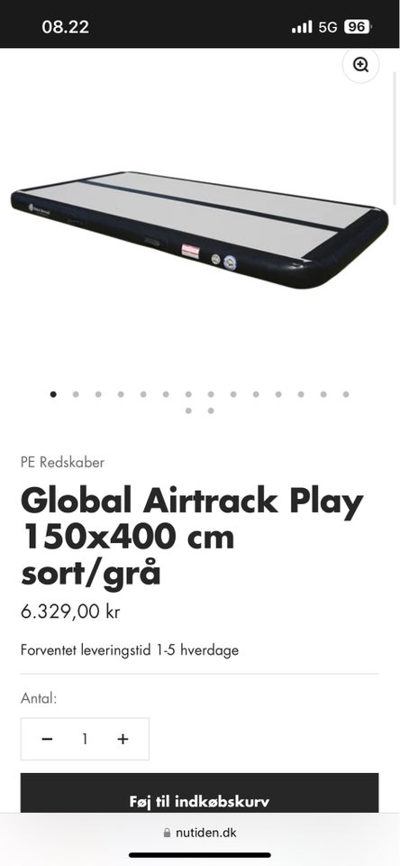 Gymnastikmåtte, Global airtrack