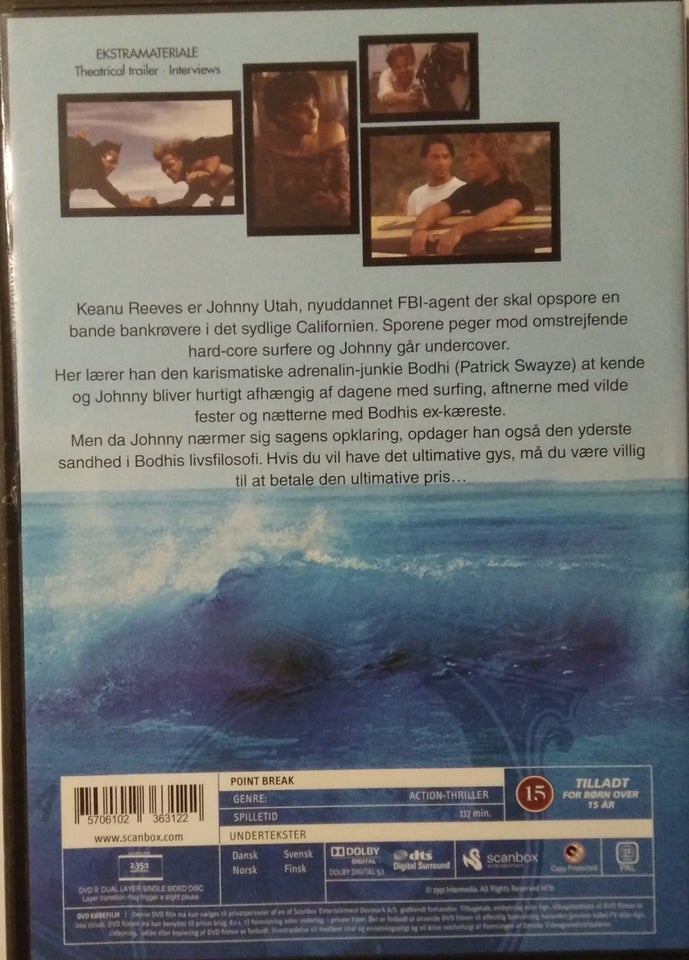 Point break, DVD, action